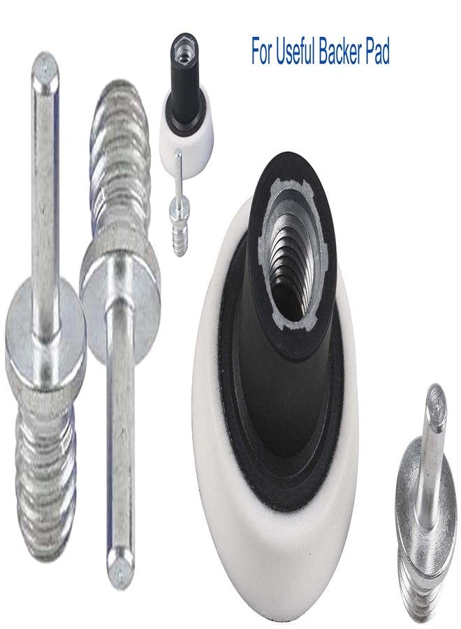 DIY Crafts 1 Pc, M14 Universal Nut Only, Universal M 10/14 Backing Polishing Buffing Plate Pad with Drill Adapter, 3/4/7"in (1 Pc, M14 Universal Nut Only) - Image 5